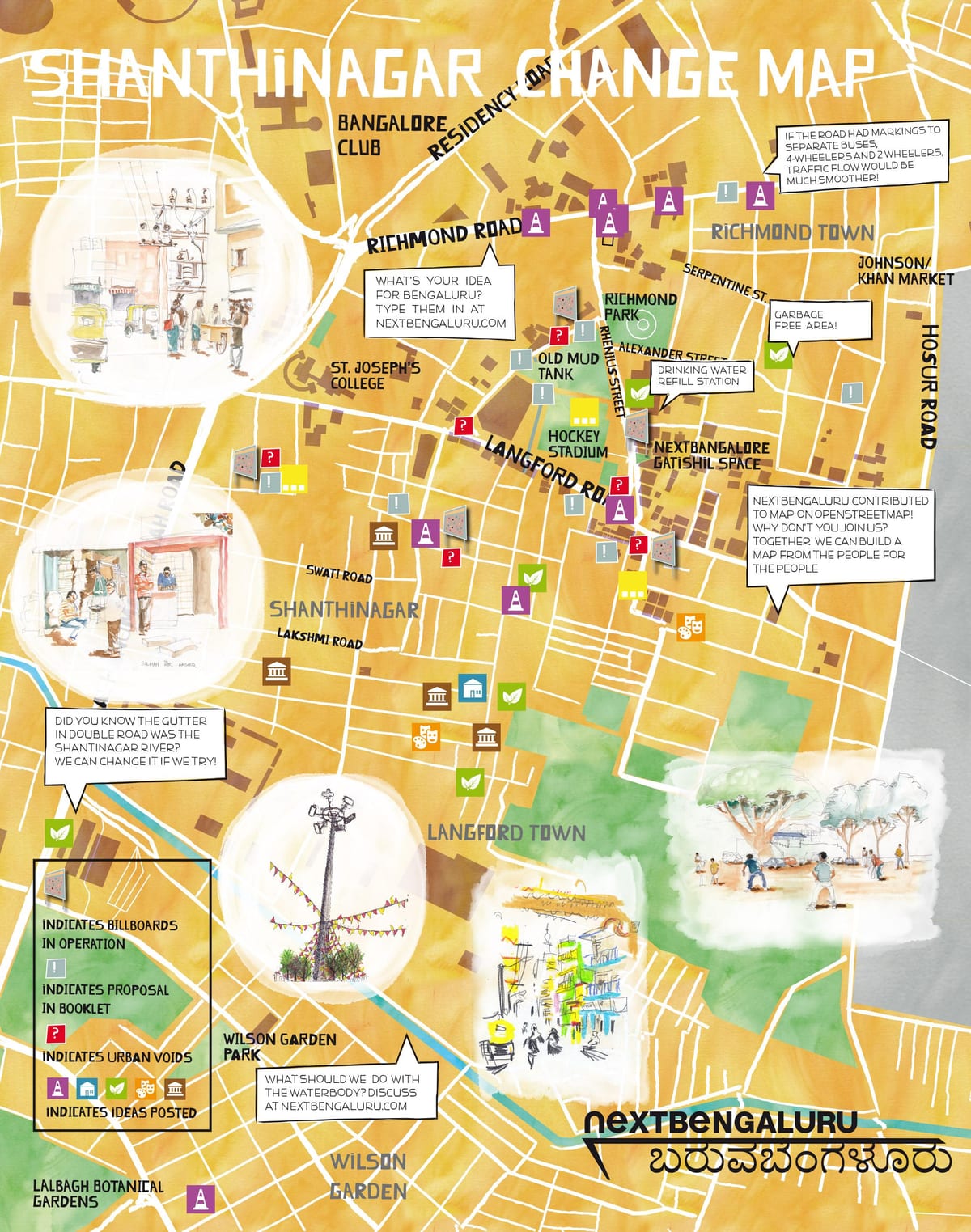 commercial street Bangalore shopping map