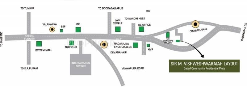 Vishweshwaraya layout map